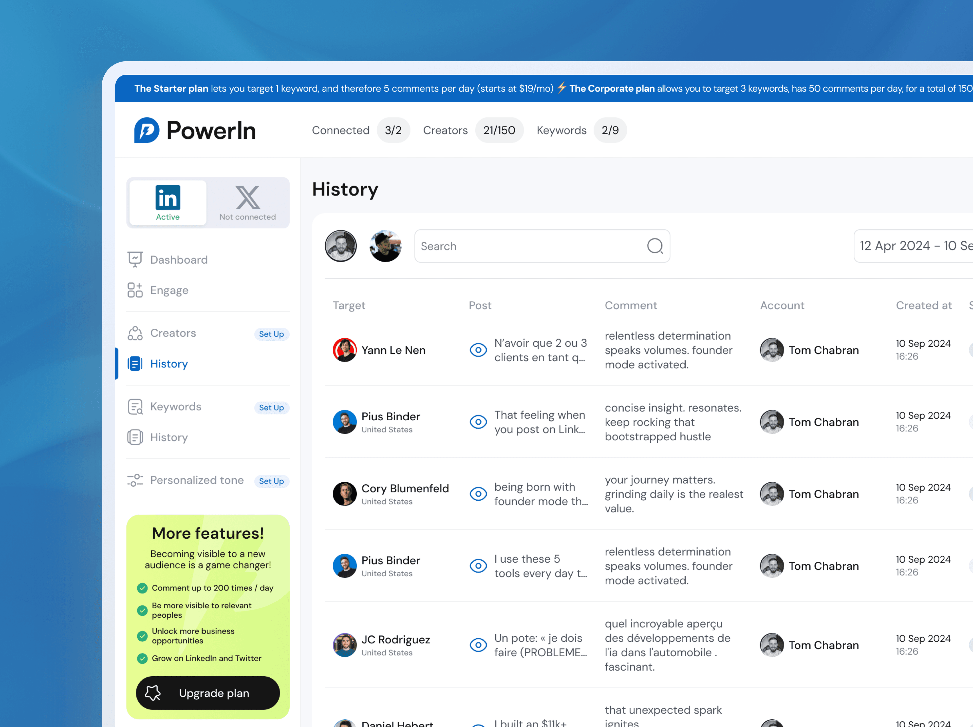 PowerIn AI-powered growth platform