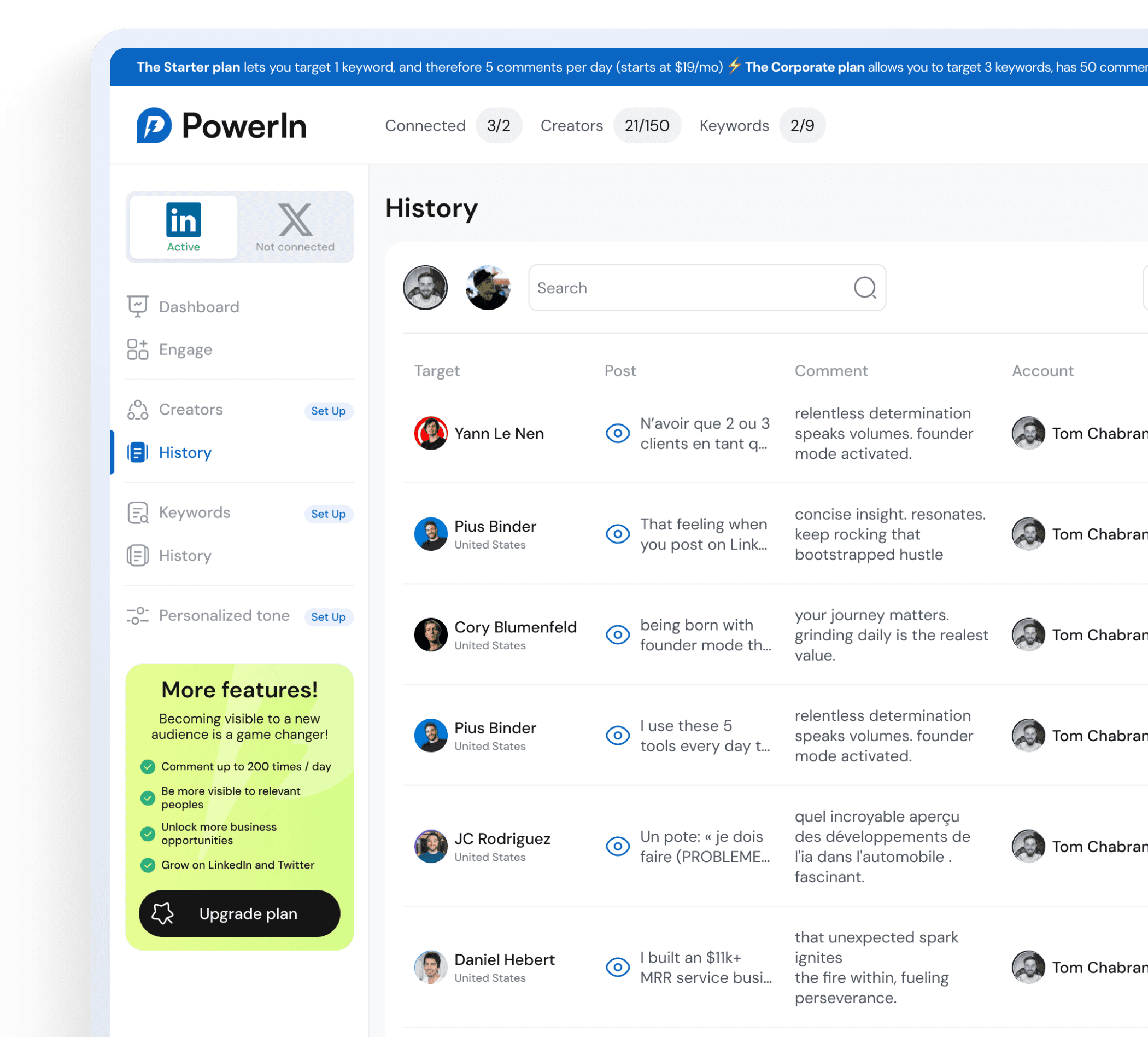 PowerIn AI-powered growth platform