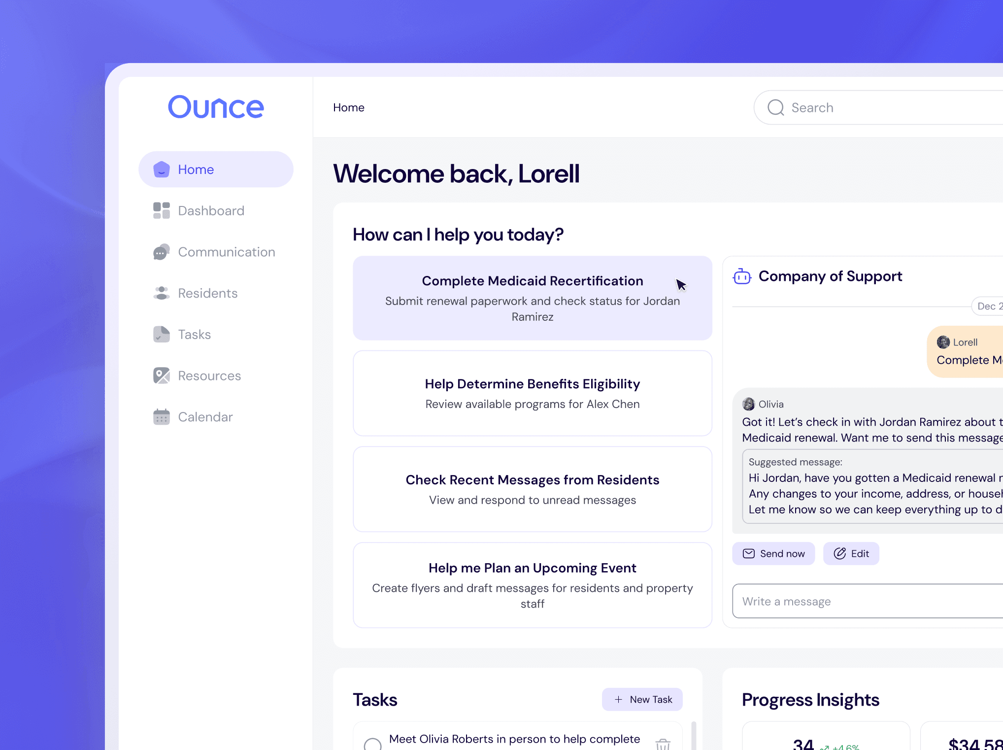 Resident Services & Social Impact Platform