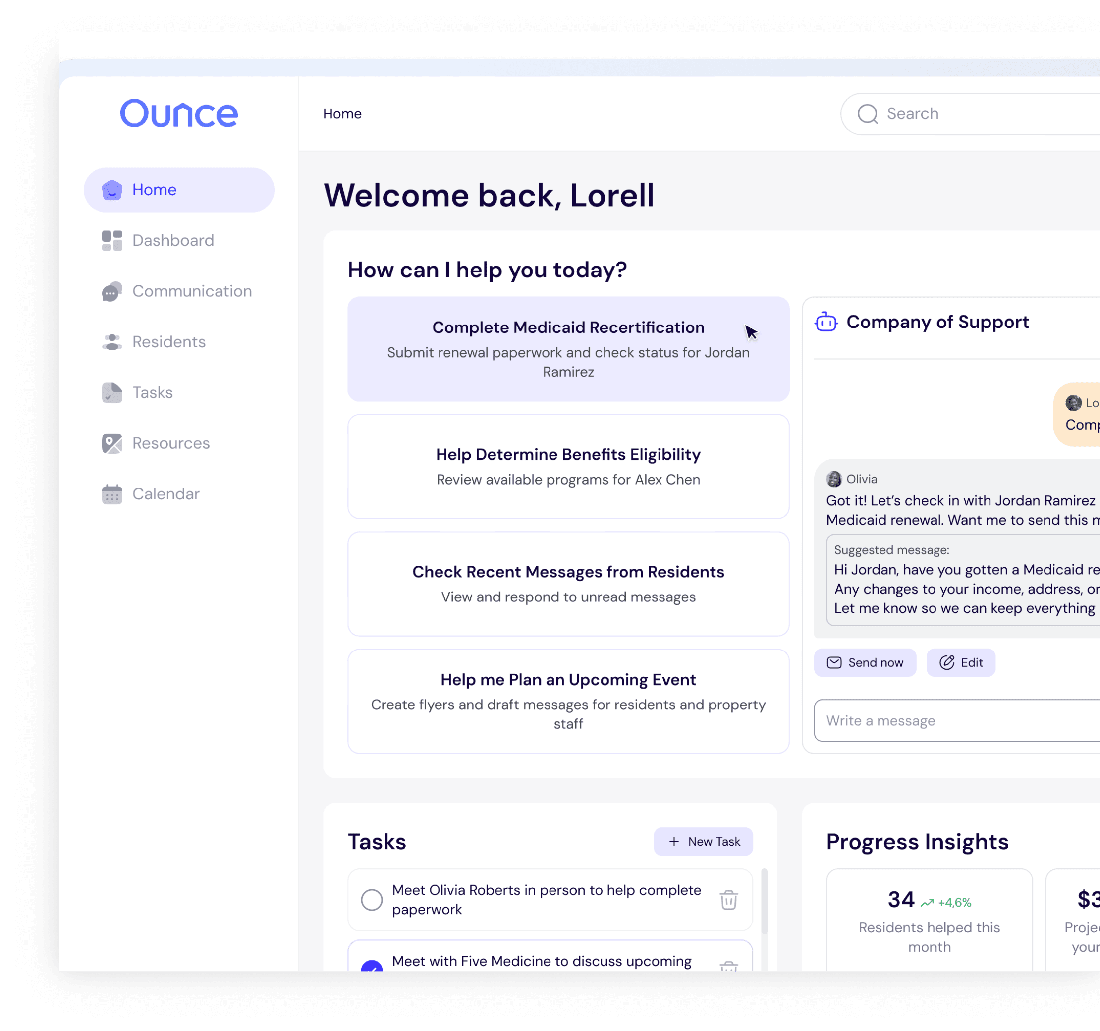 Resident Services & Social Impact Platform