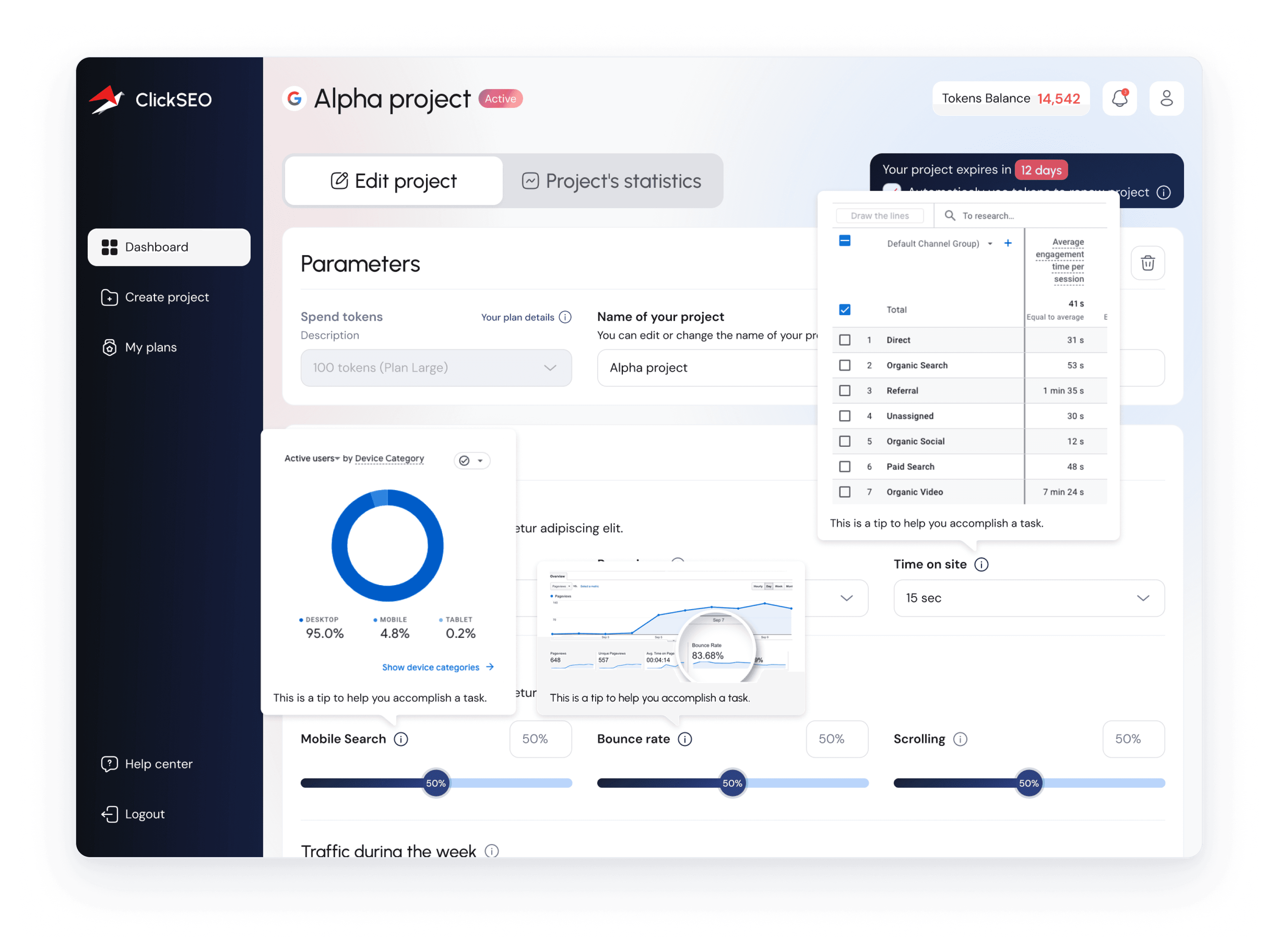 SEO Traffic & CTR Optimization Platform