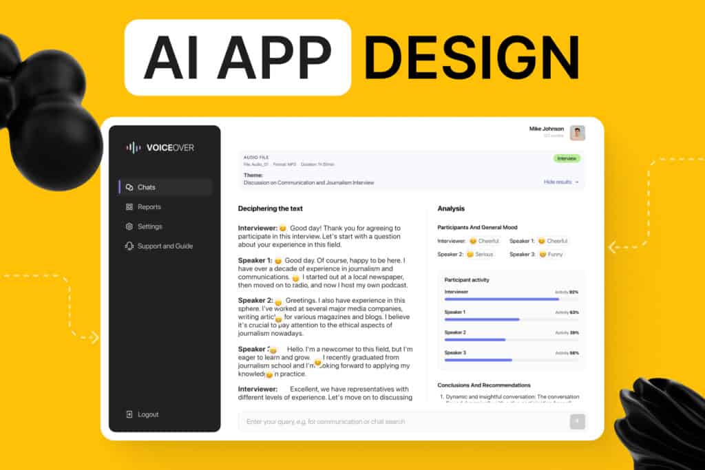 AI Application design